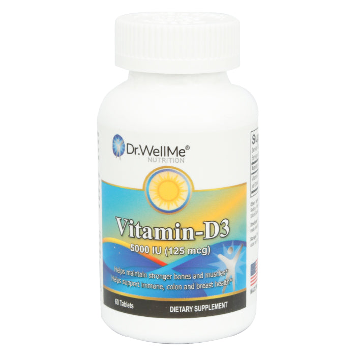 Dr.Wellme Vitamin-D3 5000Iu Tablets 60'S