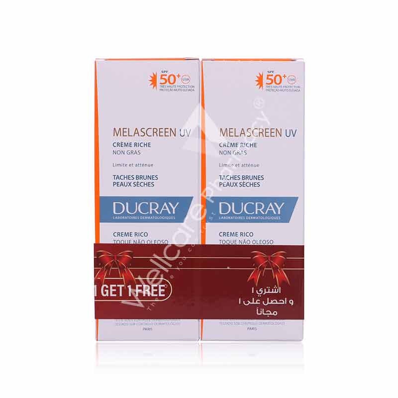 Ducray 1+1 Melascreen Spf 50+ Cream 40ml