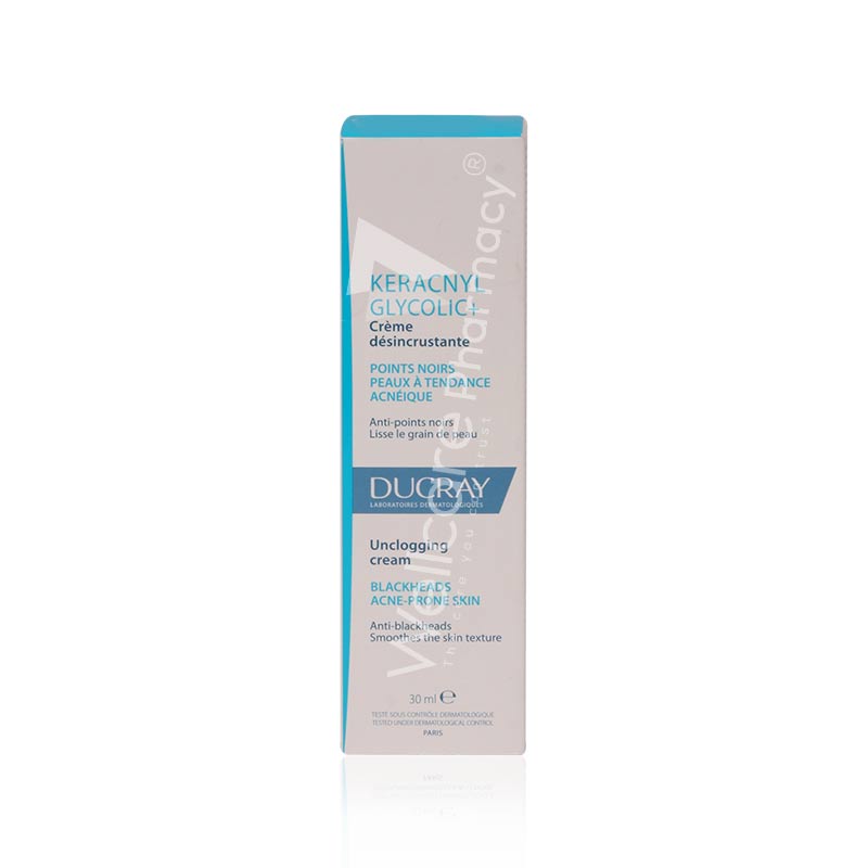 Ducray Keracnyl Glycolic+ Cream 30Ml