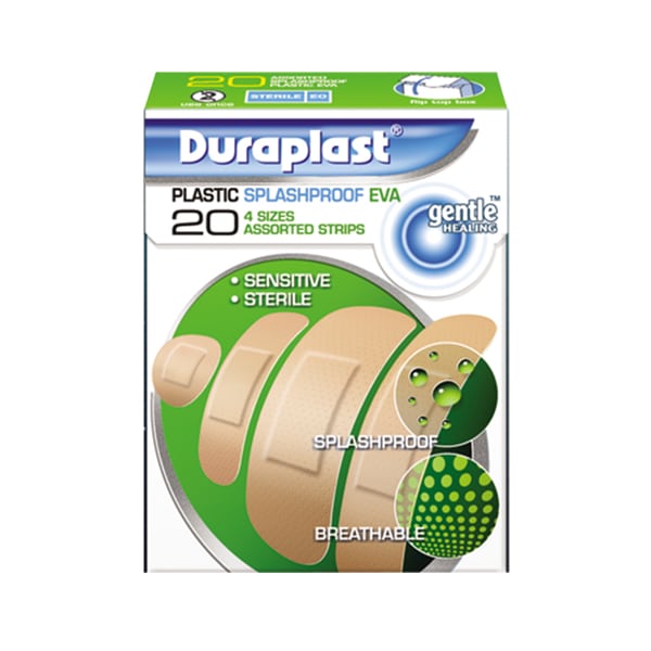 DURAPLAST PLASTIC EVA CLASSIC PLASTER 20'S