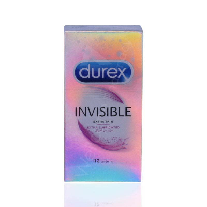 Durex Invisible Extra Thin Extra Lubricate Condom 12'S
