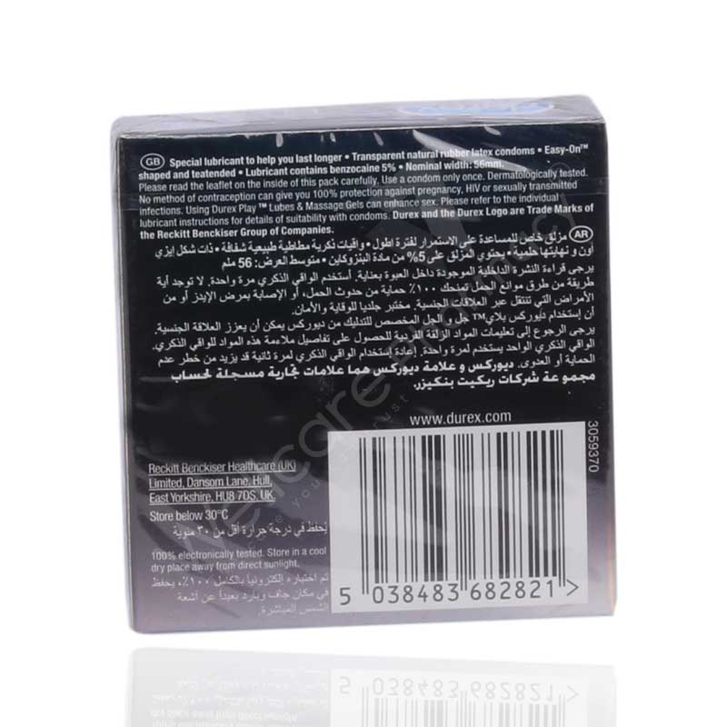 Durex Extended Pleasure Condoms 3'S
