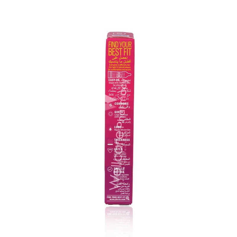 Durex Intense Pleasure Condoms 6'S Durex Intense Pleasure Condoms 6'S