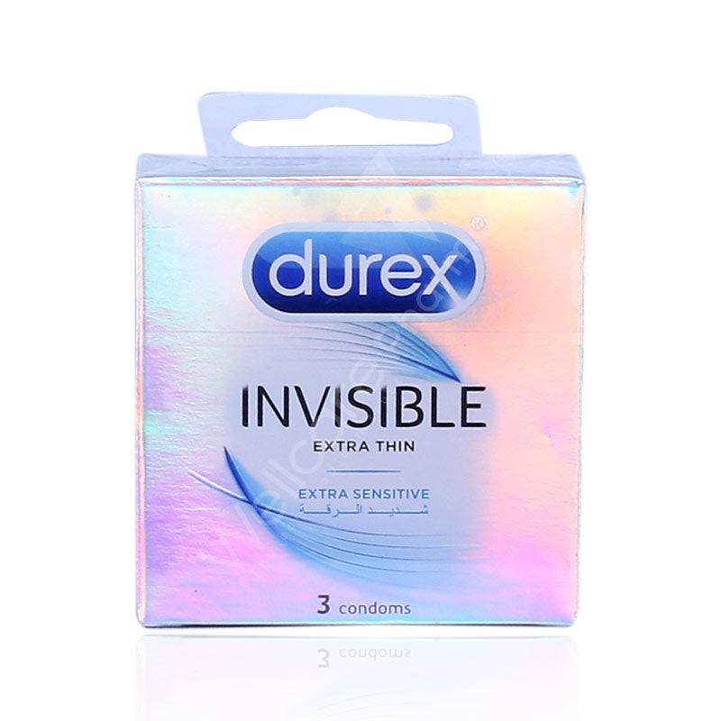 Durex Invisible Extra Thin Condom 3'S Durex Invisible Extra Thin Condom 3'S