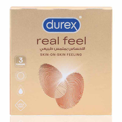 Durex Real Feel Condoms 3'S - Wellcare Pharmacy