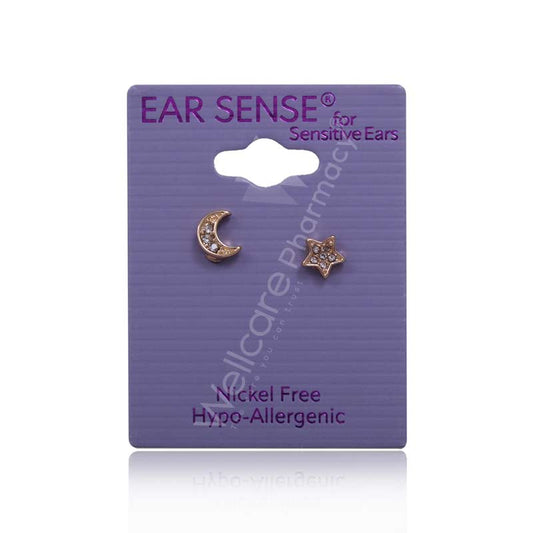 Ear Sense K29 Gold Star/Moon Mixed Studs