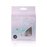 Earrs Epn-201-01-4g 2mm Crystal Self Nose Piercing Kit Gold