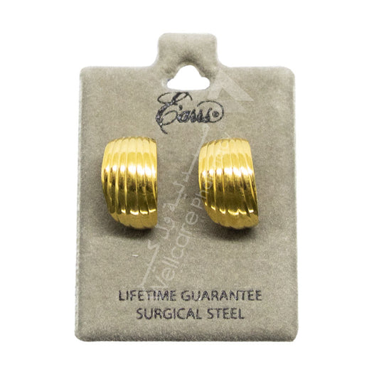 Earrs Lined Hoop