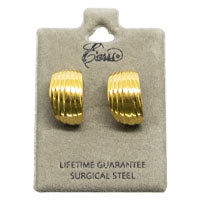 Earrs Lined Hoop