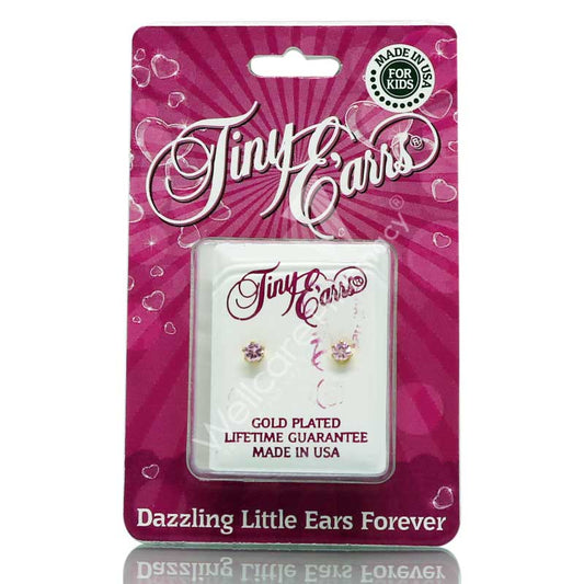 Earrs Pink Cubic Zirconia