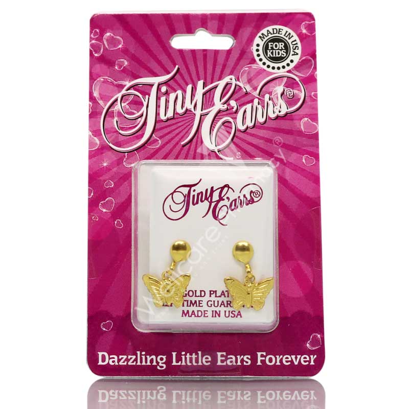 Earrs Stud Butterfly Drop