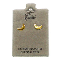 Earrs Studs Moon