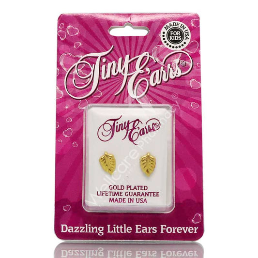 Earrs Te103 Elm Leaf Studs
