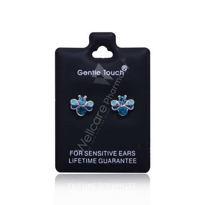 Earsense Gt126 Turquoise Tonal Crystal Bee Studs