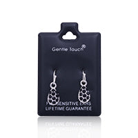 Earsense Gt38 Black Multifacted Silver Drop F/H