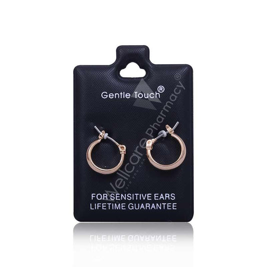Earsense Gt43 12Mm Gold Huggie Hoop