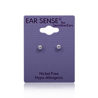 Earsense K2 4Mm Silver Studs