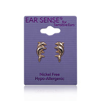 Earsense K33 Gold Dolphin Stud