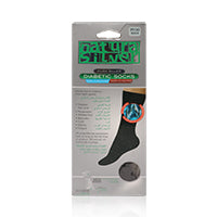 Eco Silver Diabetic Socks Black 39-42