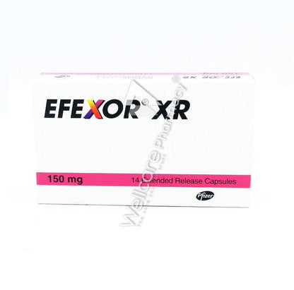 Efexor Xr 150Mg Capsules 14'S - Wellcare Pharmacy