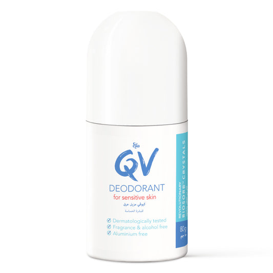 EGO QV DEODORANT ROLL ON FOR SENSITIVE SKIN 80G