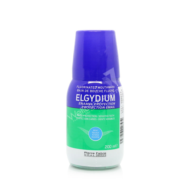 Elgydium Enamel Protection Fluoride Mouthwash 200ml
