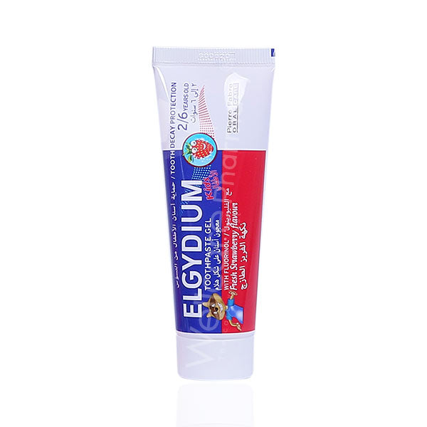 Elgydium Kids Toothpaste Fresh Strawberry Flavour 2-6 50Ml
