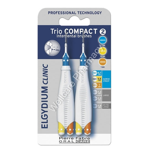 Elgydium Trio Compact Interdental Brush