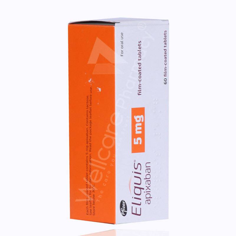 Eliquis 5Mg Tablets 60'S Eliquis 5Mg Tablets 60'S