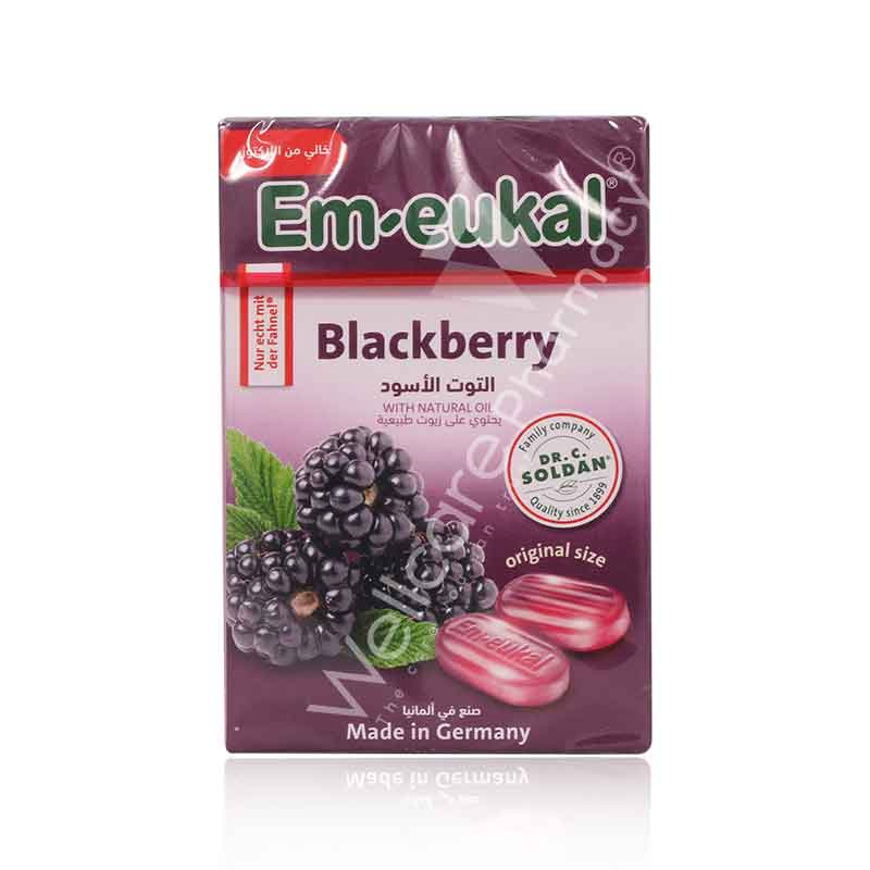 Em - Eukal Blackberry Lozenges 50Gm