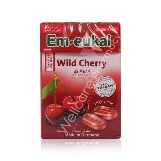 Em - Eukal Wild Cherry Lozenges 50Gm