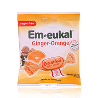 Em-Eukal Ginger-Orange Drops Sugar Free 50G