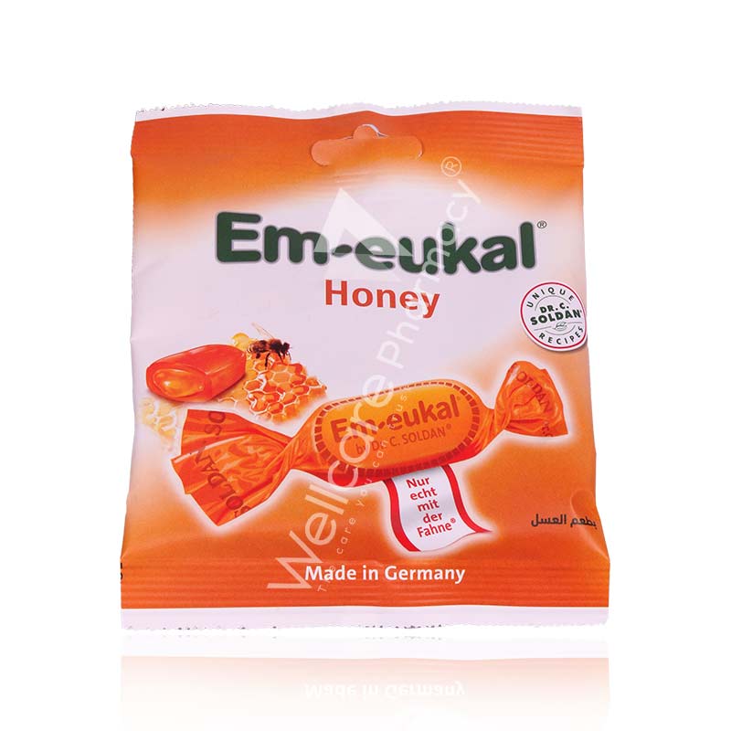 Em-Eukal Honey Filled Drops 50g