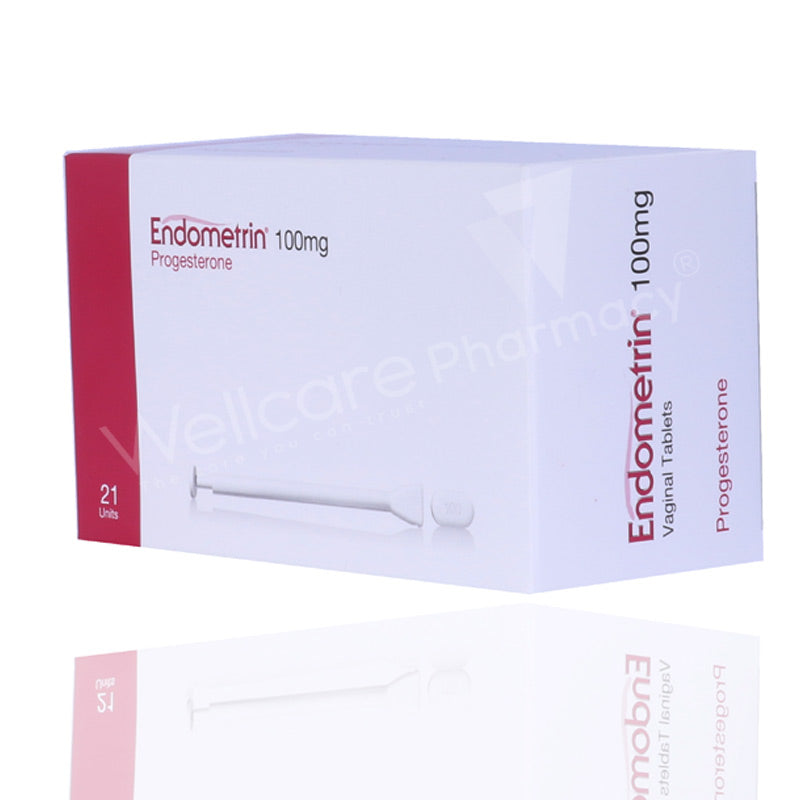 ENDOMETRIN 100MG VAG TABLETS 21'S
