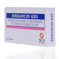 Enhancin 625mg Tablets 20'S