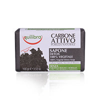 Equilibra Active Charcoal Detox 100% Vegetal Soap 100G