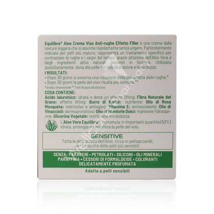 Equilibra Aloe Anti-Wrinkle Face Cream 50Ml
