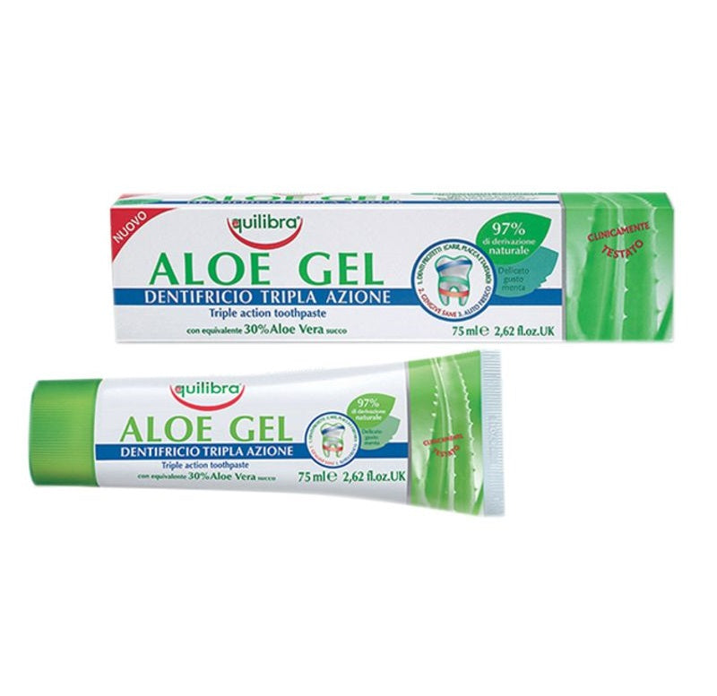 Equilibra Aloe Gel Triple Action Toothpaste 75ml