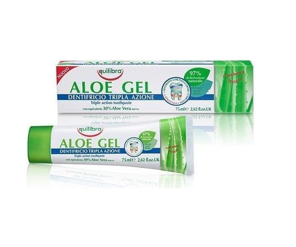 Equilibra Aloe Gel Triple Action Toothpaste 75ml