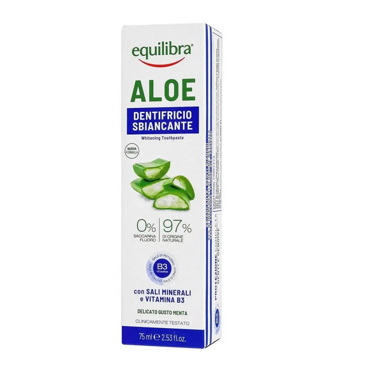 Equilibra Aloe Gel Whitening Toothpaste 75ml - Wellcare Pharmacy