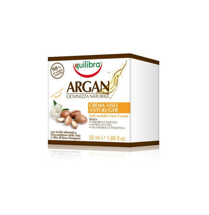 Equilibra Argan Nat Youth Anti Wrinkle Face Cream 50Ml