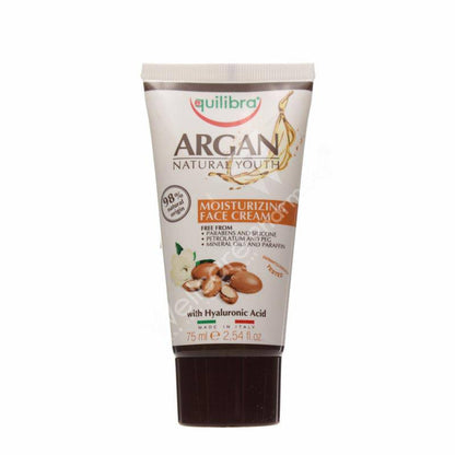 Equilibra Argan Nat Youth Moisturizing Face Cream 75Ml - Wellcare Pharmacy