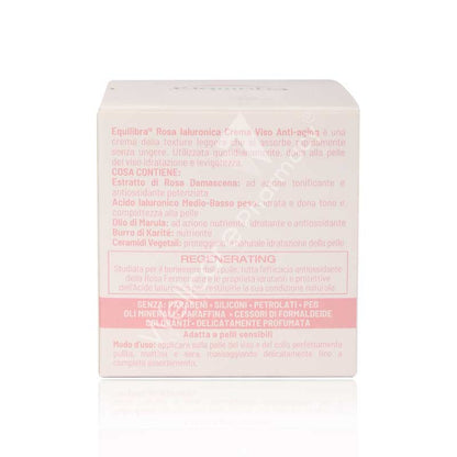 Equilibra Hyaluronic Rose Anti-Aging Face Cream 50Ml