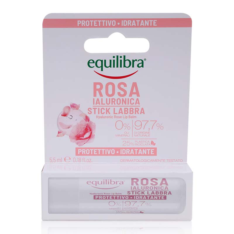Equilibra Hyaluronic Rose Lip Balm 5.5ml