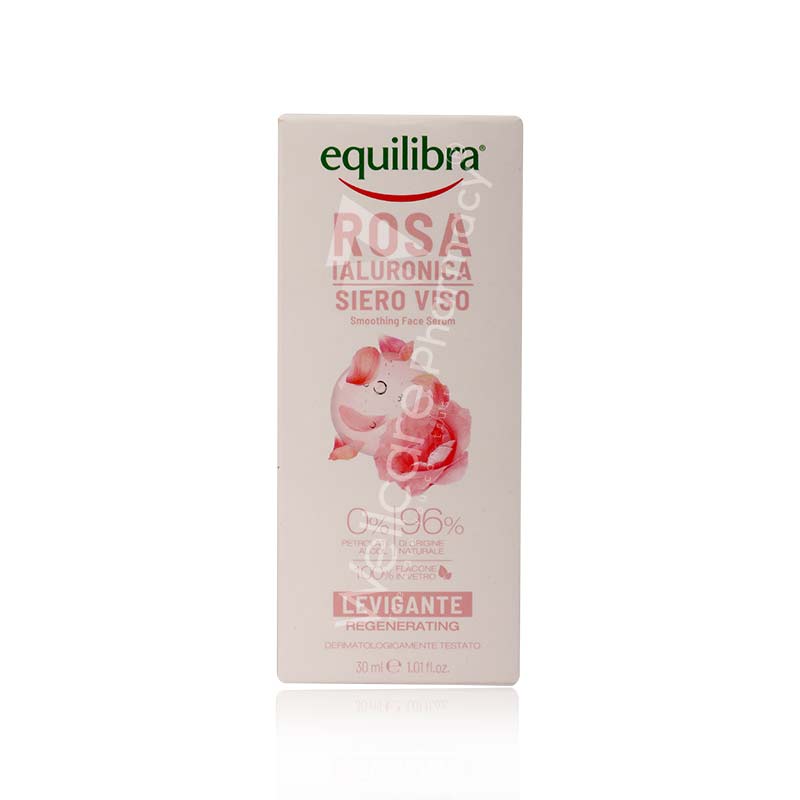 Equilibra Hyaluronic Rose Smoothing Face Serum 30ml - Wellcare Pharmacy