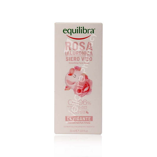 EQUILIBRA HYALURONIC ROSE SMOOTHING FACE SERUM 30ML