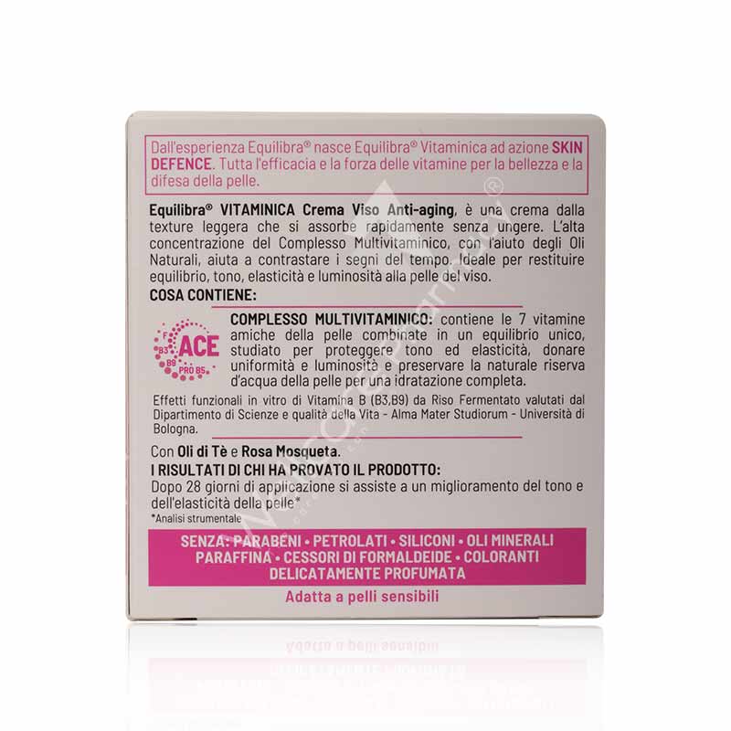 Equilibra Vitaminica Anti-Aging Face Cream 50ml - Wellcare Pharmacy