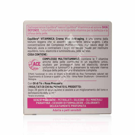Equilibra Vitaminica Anti-Aging Face Cream 50ml - Wellcare Pharmacy