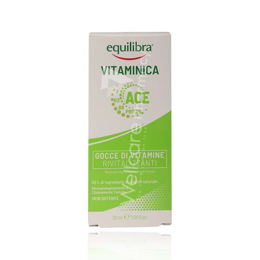 Equilibra Vitaminica Revitalizing Vitamin Face Drops 30ml - Wellcare Pharmacy