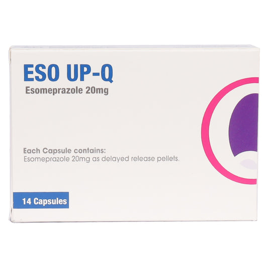 Eso Up-Q 20mg Capsules 14'S - Wellcare Pharmacy